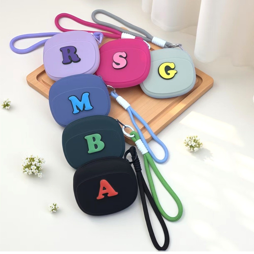 Mini Backpack Purse - Tas Penyimpanan Silikon Huruf Baru Dompet