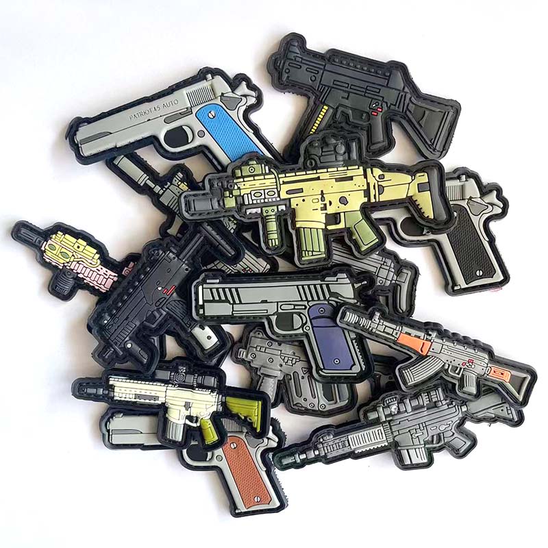 Urban Backpack Tactical - Patch Moral 3D PVC Karet, Stiker