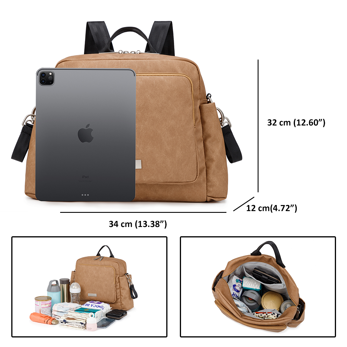 Ransel Dipaer ibu, tas popok a - Backpack Diaper Bag ulasan dan harga