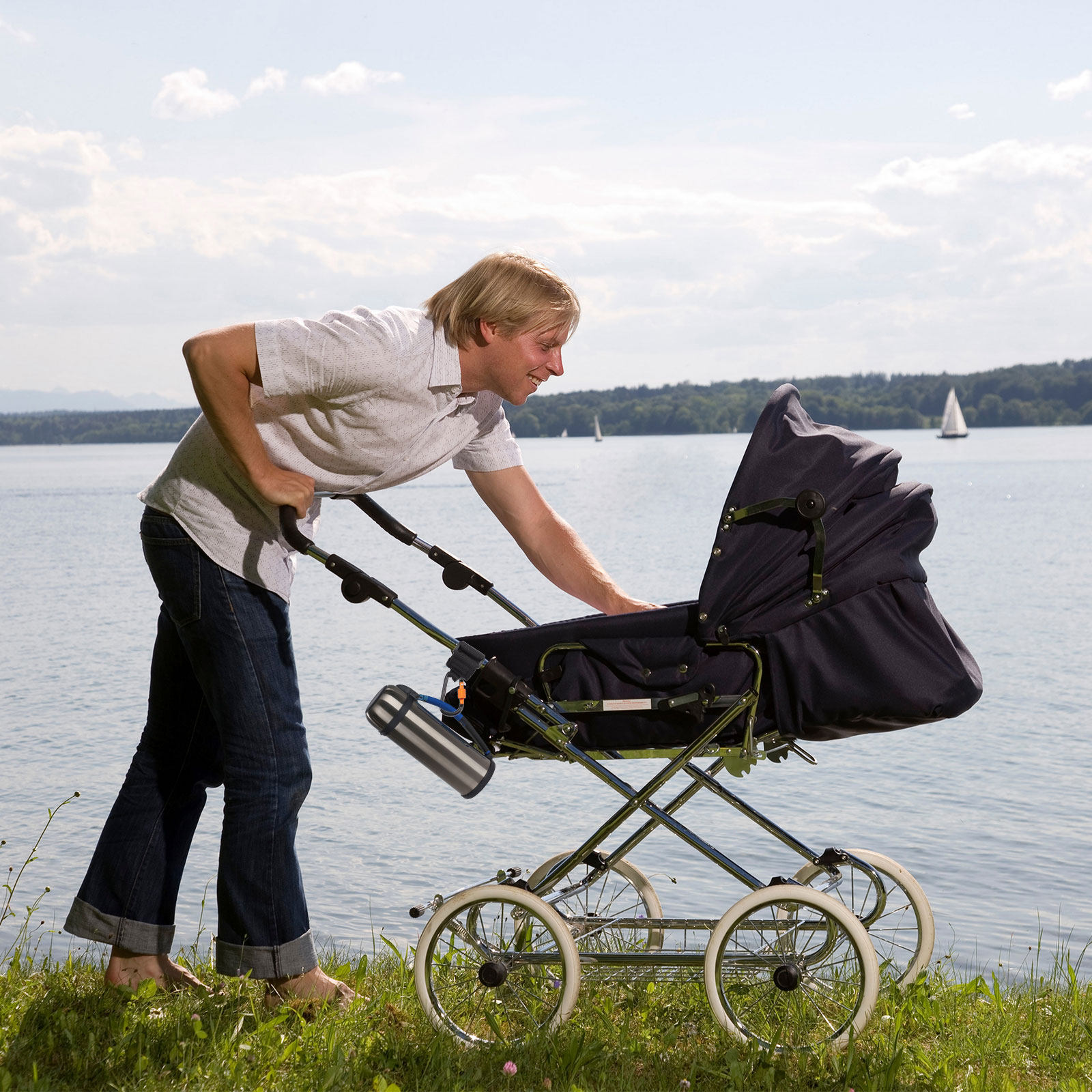 2 Buah Gantungan Kereta Dorong - Backpack Diaper Bag ulasan dan harga