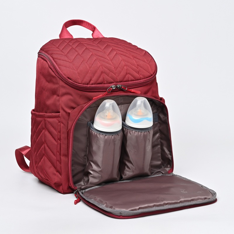 Tas Bayi Ibu Bersulam Kapasita - Backpack Diaper Bag ulasan dan harga