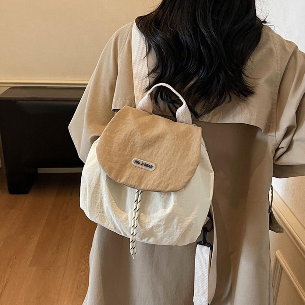 Ransel Wanita Bahan Nylon Ring - Canvas Backpack Casual ulasan dan harga